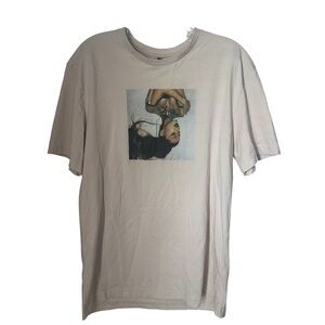 Ariana Grande Thank You Next H&M Cream shirt Size M